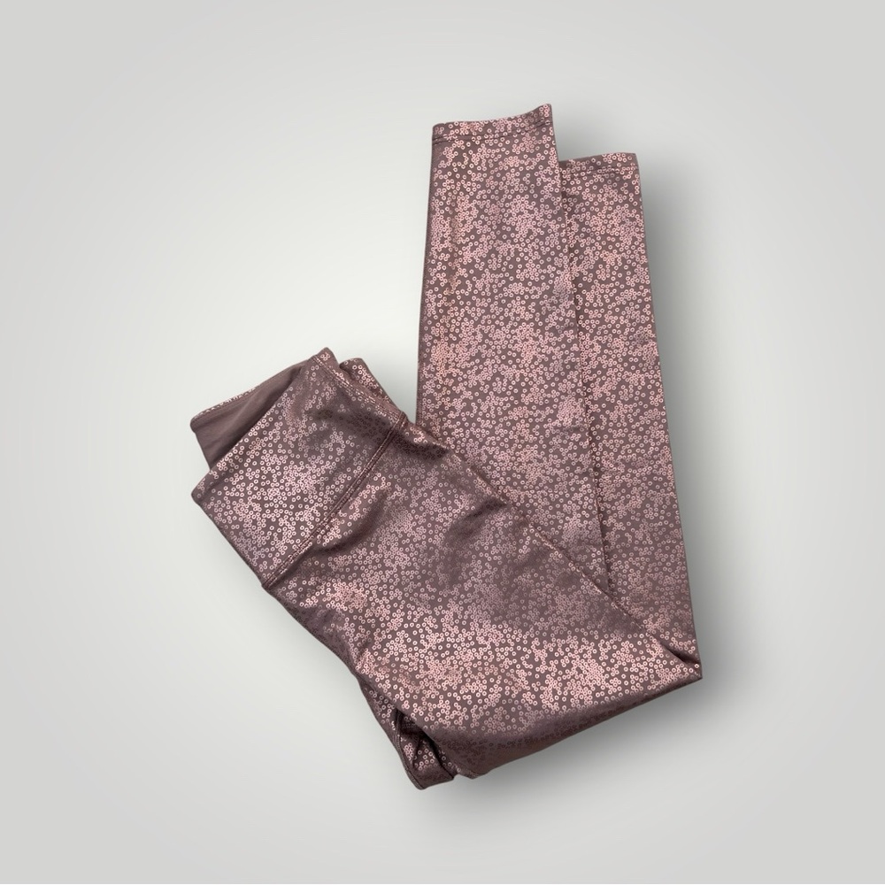 NOLI Shimmering Rose Gold Gloss Leggings - Picture 7 of 9